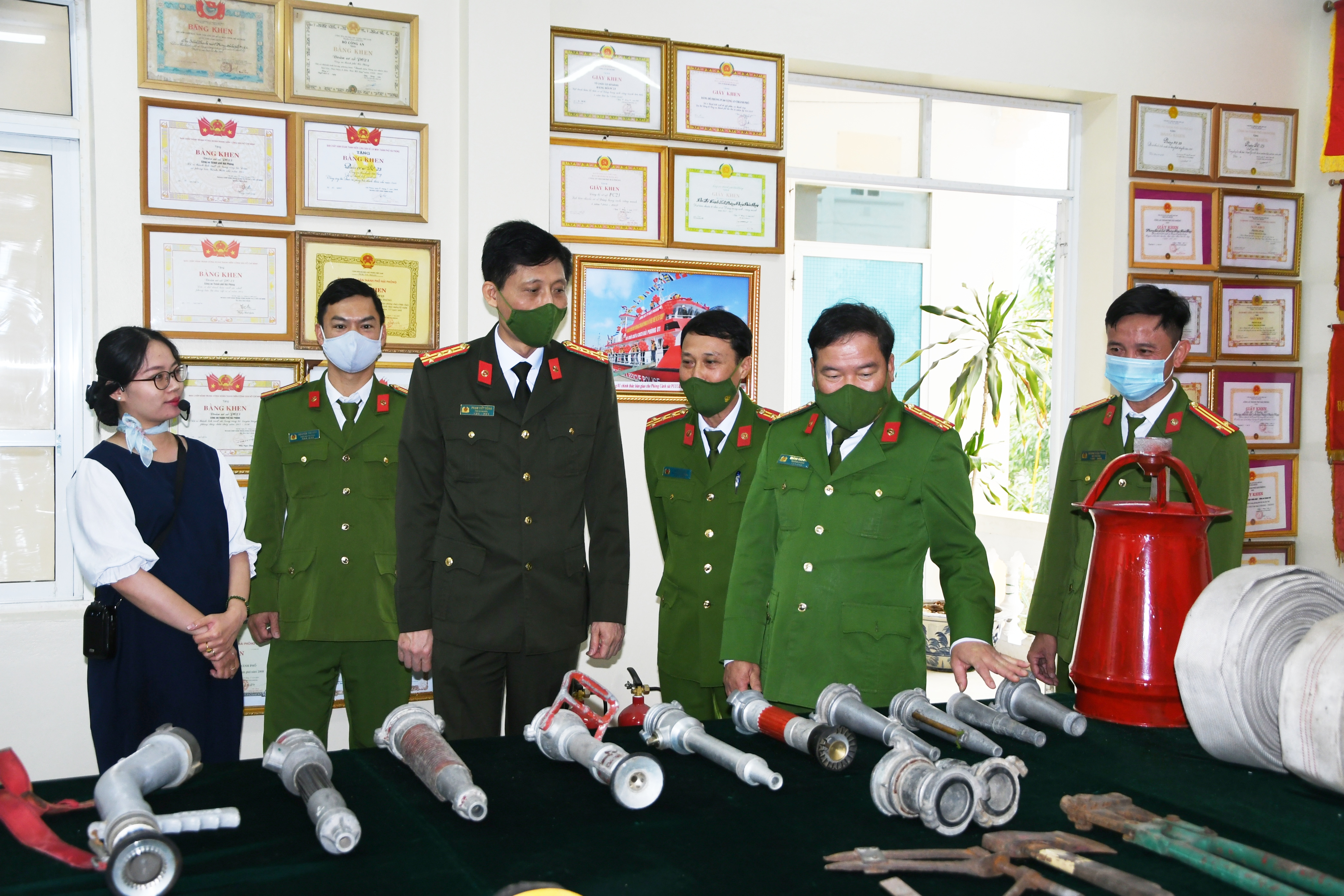 Đội KV5- Phòng Cảnh sát PCCC và CNCH: Khánh thành Phòng truyền thống